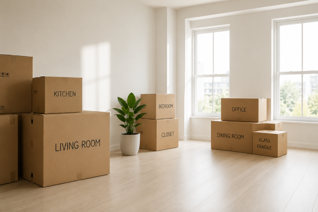 move out